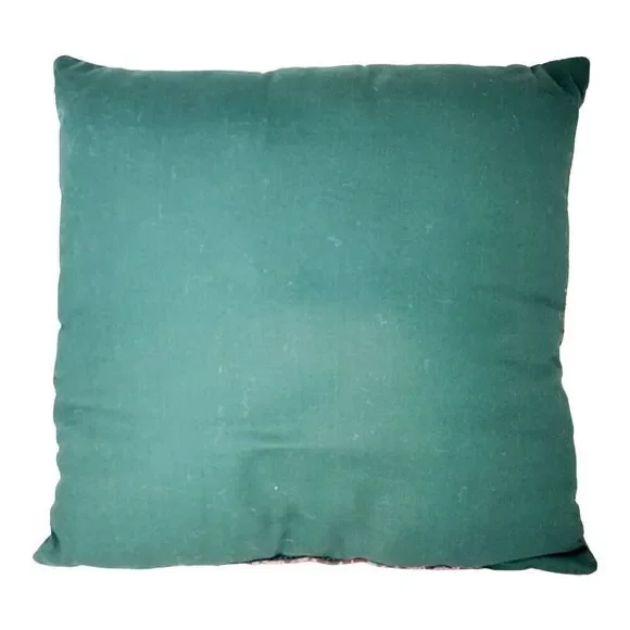 Vtg Needlepoint Santa Claus Christmas Holiday Decorative Tapestry Throw Pillow - Picture 4 of 6